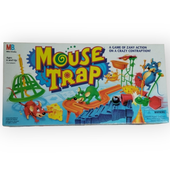 Vintage 1999 Mouse Trap Board Game By Milton Bradley Complete